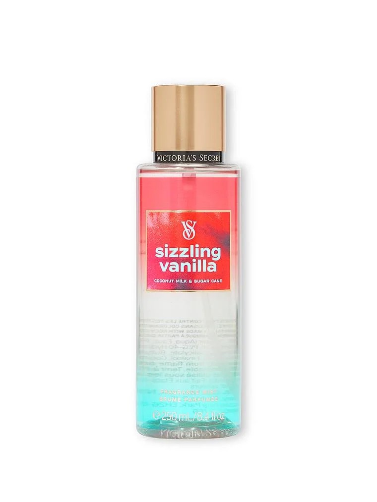 VICTORIA SECRET FRAGRANCE BODY MIST 250ml -SIZZLING VANILLA فكتوريا سيكريت مست عطر للجسم